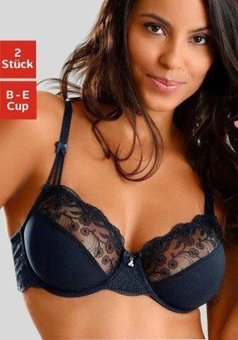 Nuance Beugel-bh met mooie borduurkant dessous (Set van 2) - Foto 8