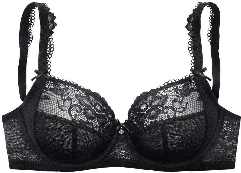 Nuance Beugel-bh van delicate bloemige jacquardkant lingerie - Foto 3