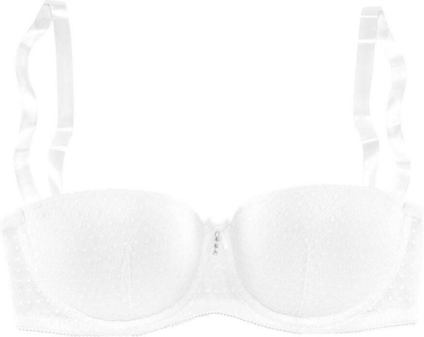 Nuance Bh met steuncups met beugel van kant met afneembare transparante bandjes ondergoed - Foto 4