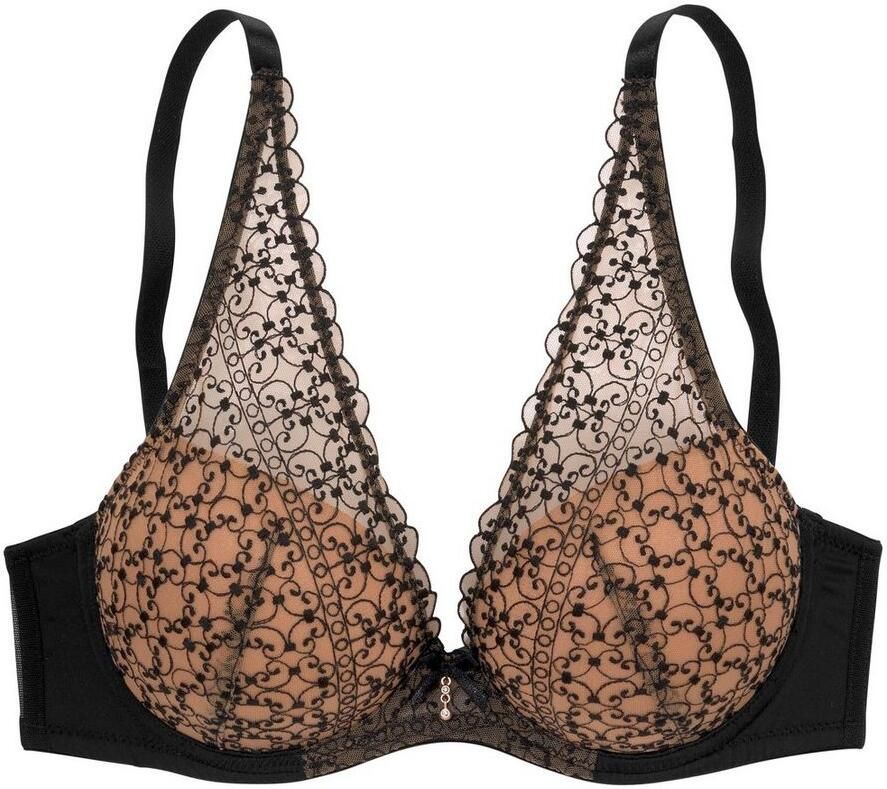 Nuance Bh met steuncups mooie borduurkant in een modieuze look dessous
