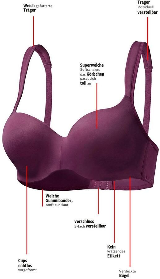 Nuance Bh met steuncups Optimizer met beugel - Foto 3