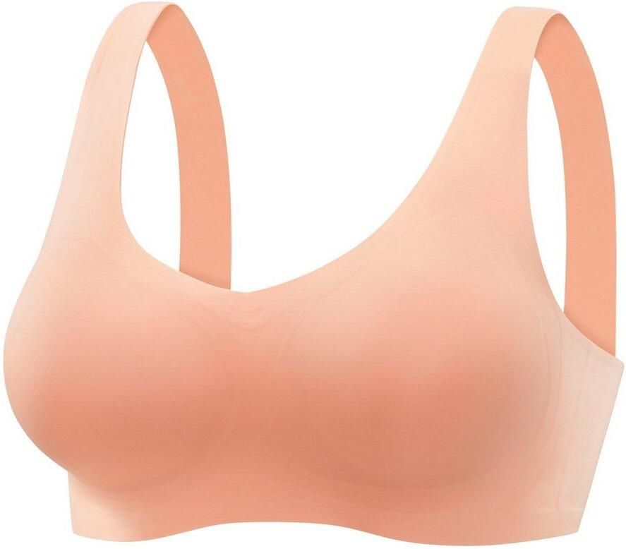 Nuance Bralette-bh Basic Lingerie seamless zonder beugel met uitneembare Kussens