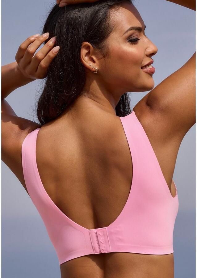 Nuance Bralette-bh Basic Lingerie seamless zonder beugel met uitneembare Kussens