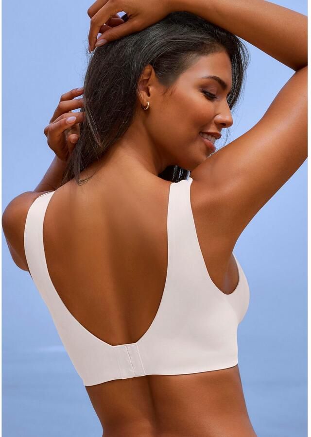 Nuance Bralette-bh Basic Lingerie seamless zonder beugel met uitneembare Kussens