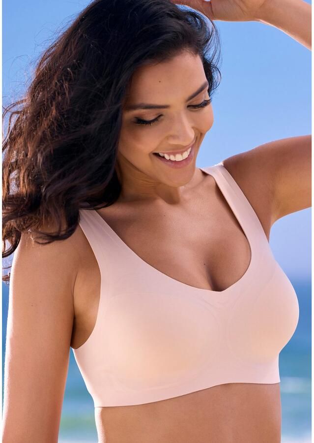 Nuance Bralette-bh Basic Lingerie seamless zonder beugel met uitneembare Kussens - Foto 2