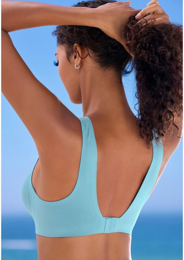 Nuance Bralette-bh Basic Lingerie seamless zonder beugel met uitneembare Kussens - Foto 2