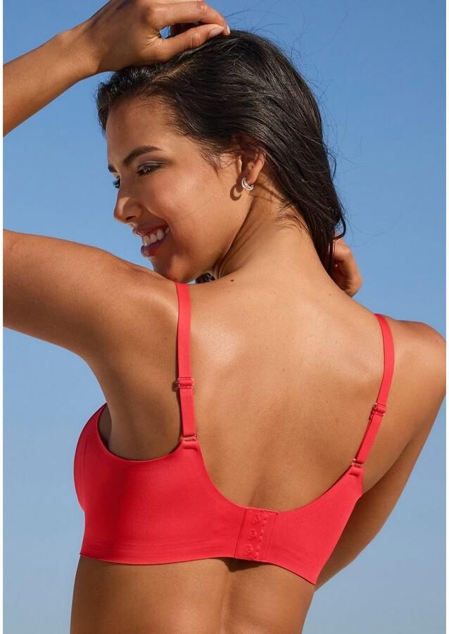 Nuance Bralette-bh NAADLOOS zonder beugels met verwijderbaar push-up kussen basic lingerie - Foto 2