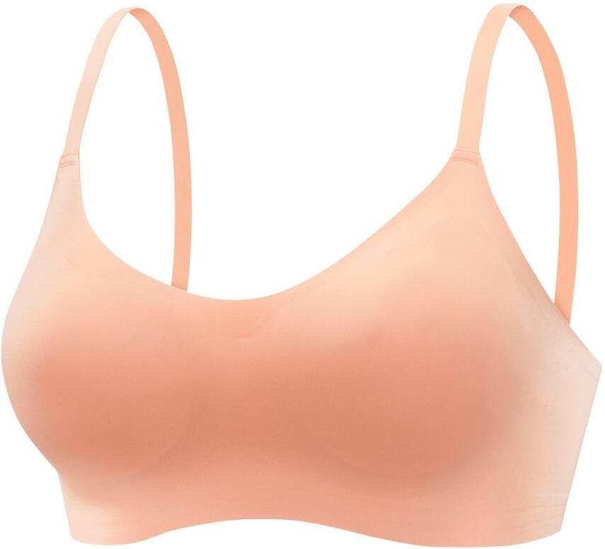 Nuance Bralette-bh NAADLOOS zonder beugels met verwijderbaar push-up kussen basic lingerie