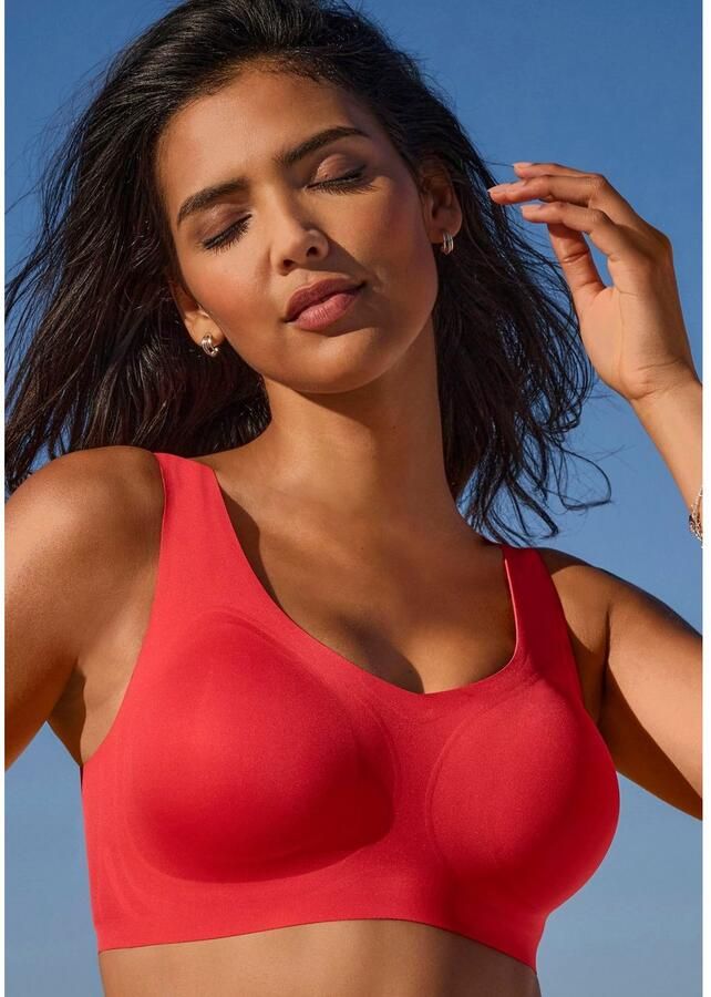 Nuance Bralette-bh SEAMLESS zonder beugels met geïntegreerd push-up kussen Basic Lingerie - Foto 4