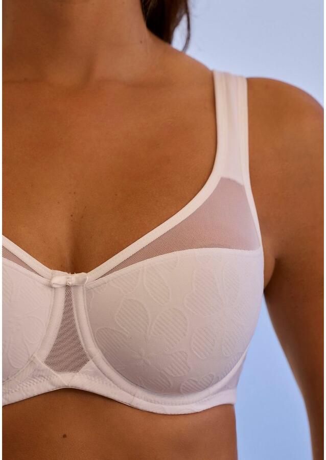 Nuance Minimizer-bh met beugel en brede banden van stevig jacquardmateriaal