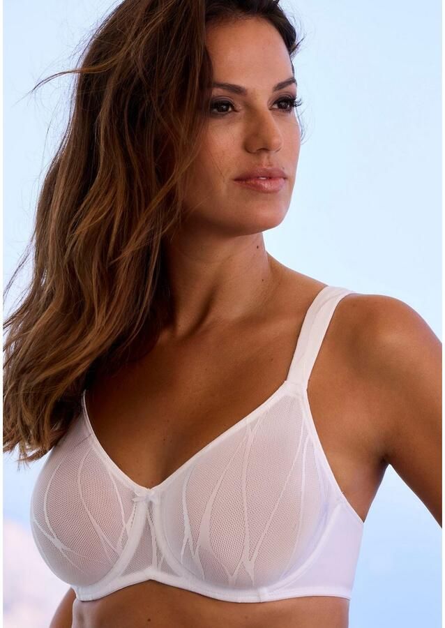 Nuance Minimizer-bh met beugel en brede gevoerde bandjes van mooi glanzend jacquard - Foto 3