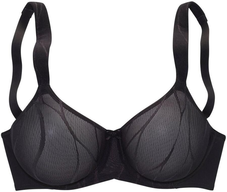 Nuance Minimizer-bh met beugel en brede gevoerde bandjes van mooi glanzend jacquard - Foto 2