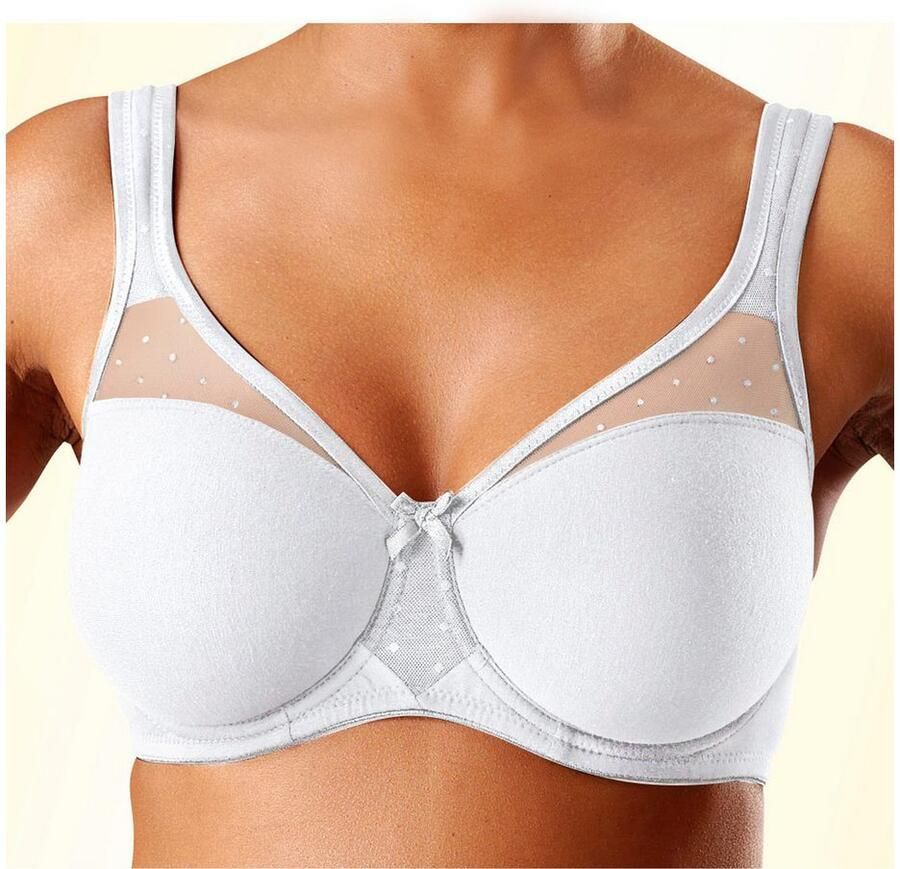 Nuance Minimizer-bh met beugel en gestippelde netinzet - Foto 5