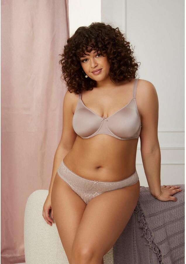 Nuance Minimizer-bh met beugel en naadloze cups van glanzend materiaal basic - Foto 2