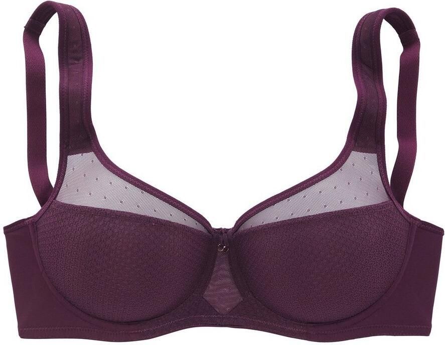 Nuance Minimizer-bh met beugel en transparante netinzetten in de bovenste cup