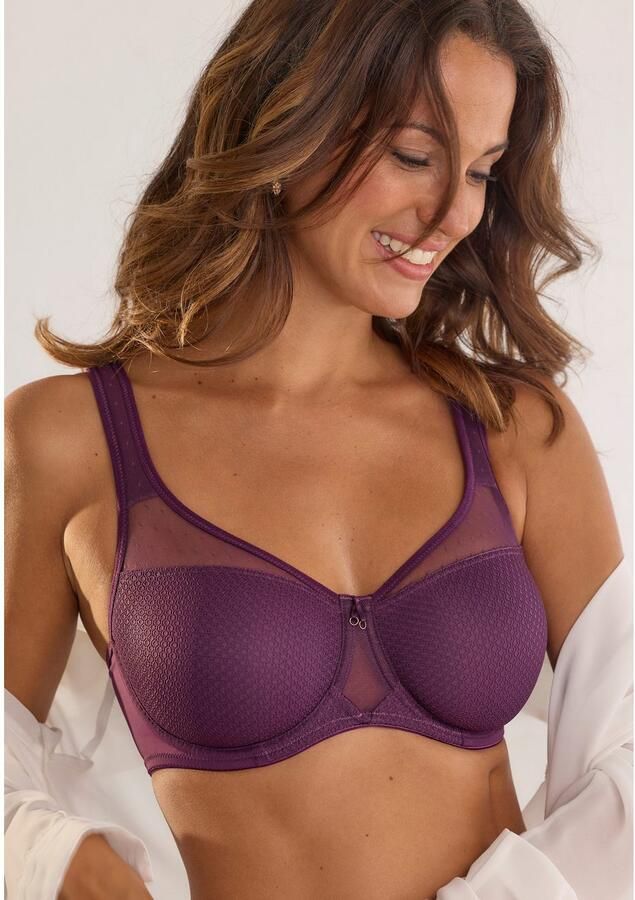 Nuance Minimizer-bh met beugel en transparante netinzetten in de bovenste cup - Foto 4