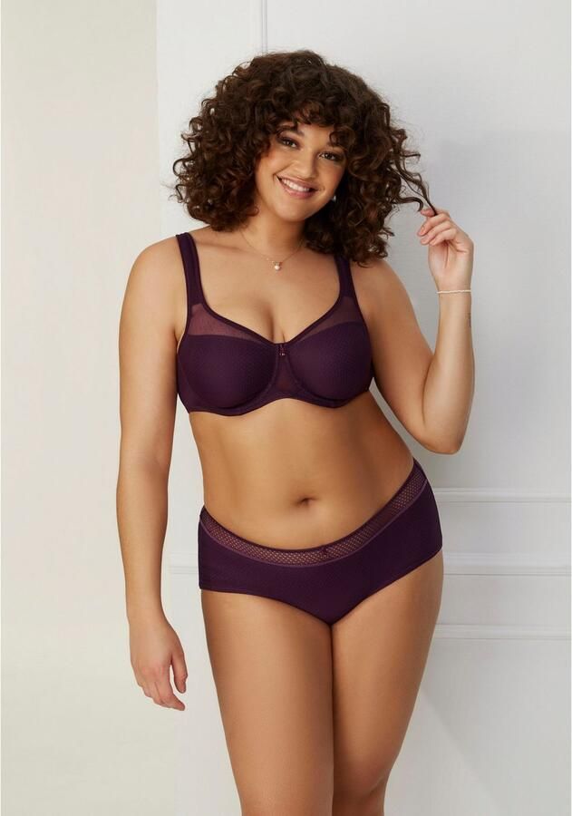 Nuance Minimizer-bh met beugel en transparante netinzetten in de bovenste cup - Foto 6