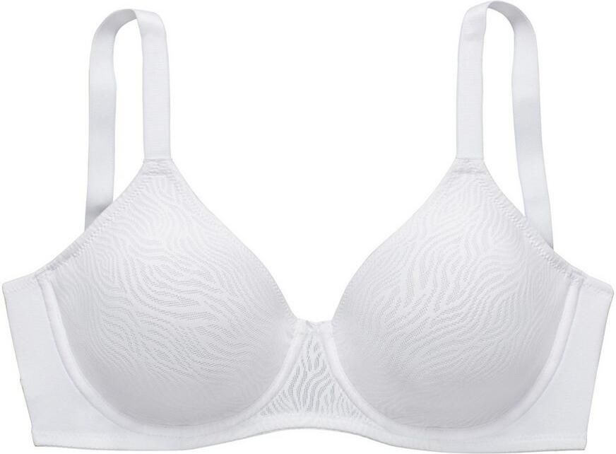 Nuance Minimizer-bh met beugel van gedessineerde jacquard en zachte tricot - Foto 5