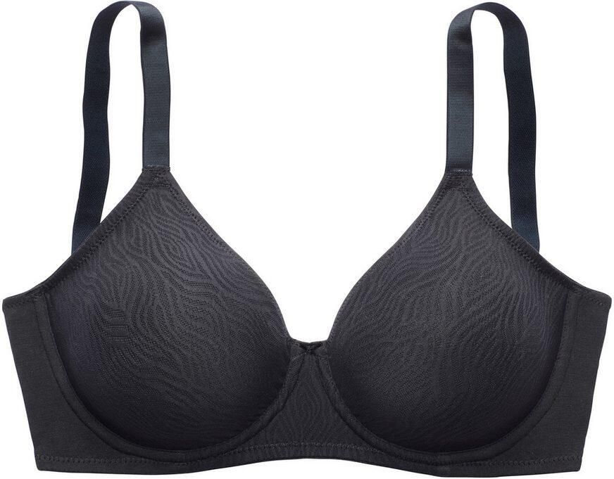 Nuance Minimizer-bh met beugel van gedessineerde jacquard en zachte tricot - Foto 6