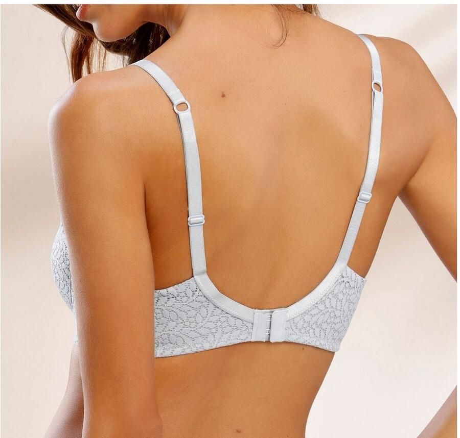 Nuance Minimizer-bh met beugel van licht transparante kant lingerie