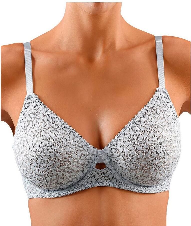 Nuance Minimizer-bh met beugel van licht transparante kant lingerie - Foto 2