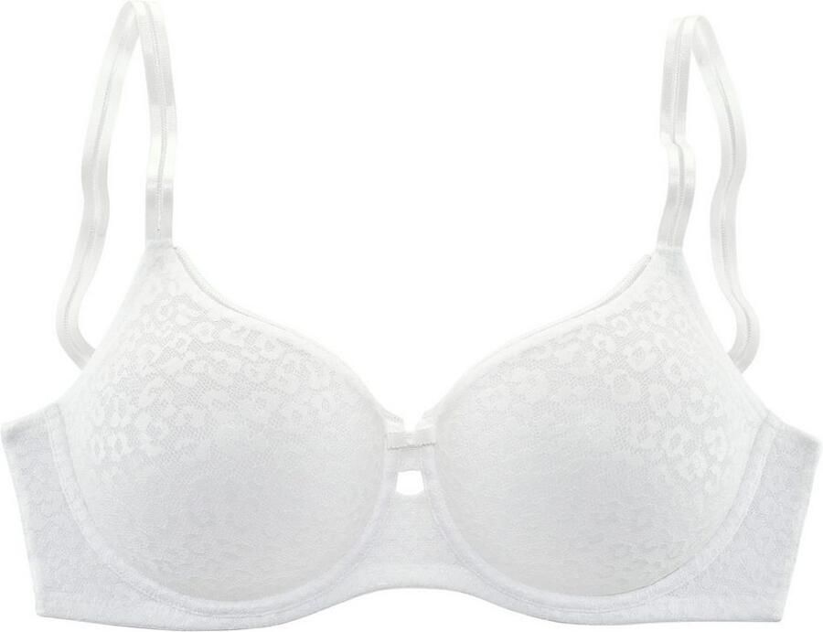 Nuance Minimizer-bh met beugel van mooie allover jacquardkant in trendy leeuw-look - Foto 3