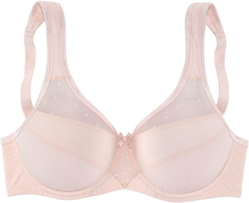 Nuance Minimizer-bh met beugels en licht transparant tule in de bovenste cup - Foto 4