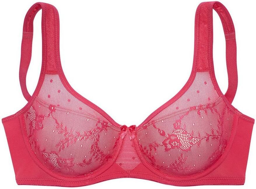Nuance Minimizer-bh met beugels gevormd met fijn gebloemd kant - Foto 3
