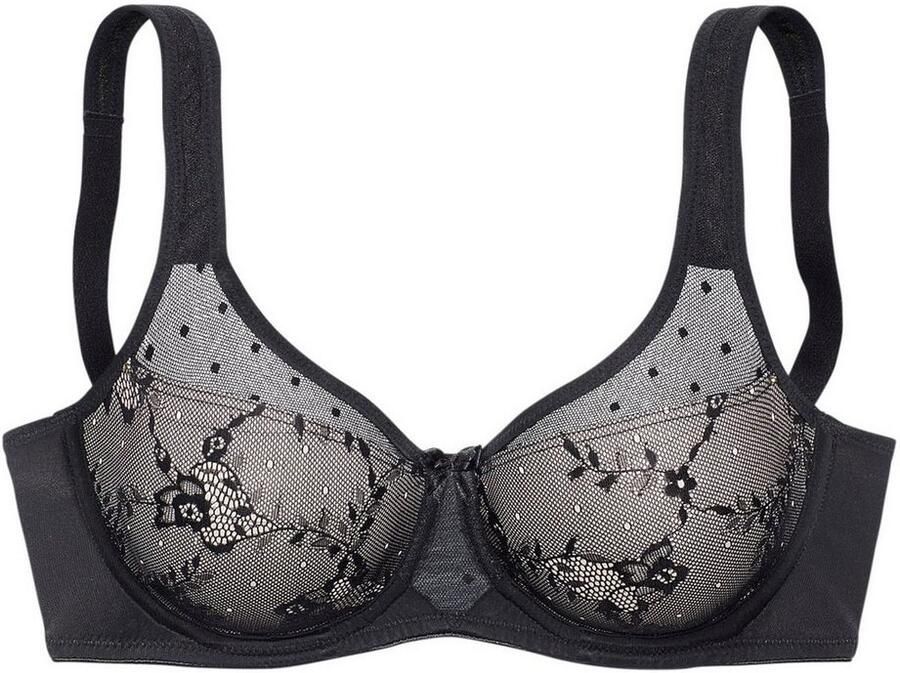 Nuance Minimizer-bh met beugels gevormd met fijn gebloemd kant - Foto 2