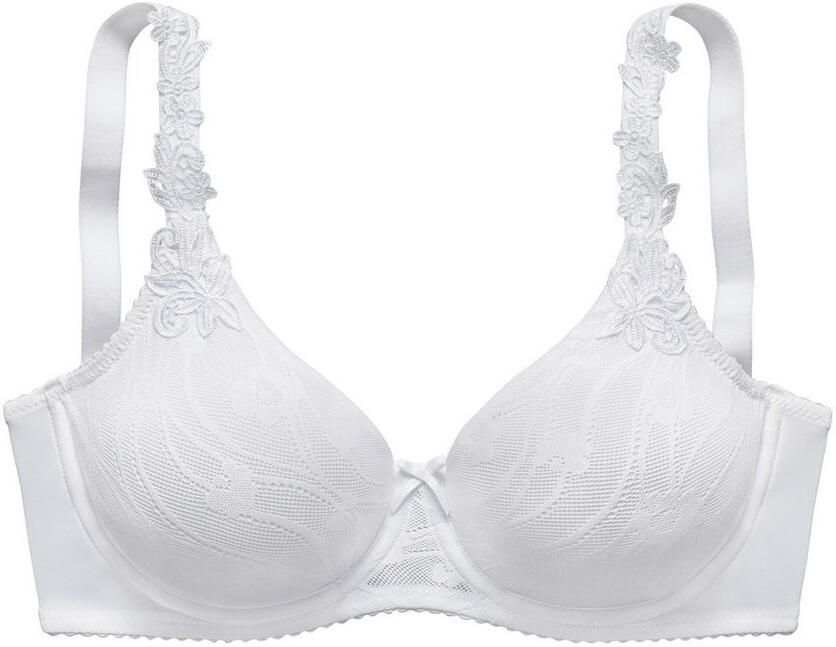 Nuance Minimizer-bh met cups van mooi allover kant & mooie borduurmotieven - Foto 3