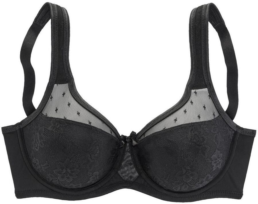 Nuance Minimizer-bh met tegengevoerde jacquardkant dessous - Foto 4