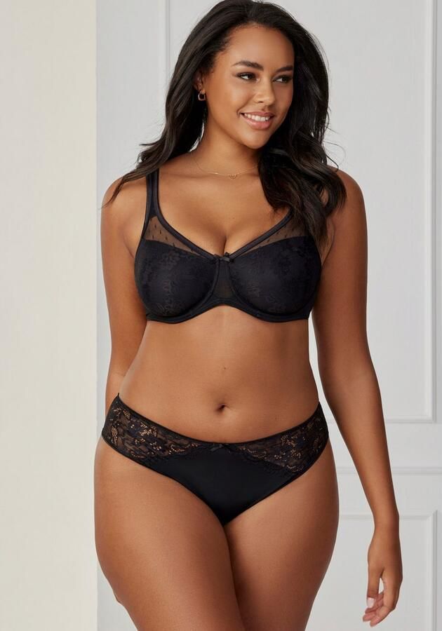 Nuance Minimizer-bh met tegengevoerde jacquardkant dessous - Foto 3