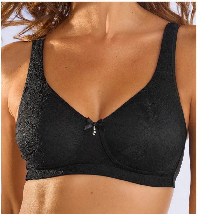 Nuance Minimizer-bh zonder beugel met brede licht gewatteerde bandjes