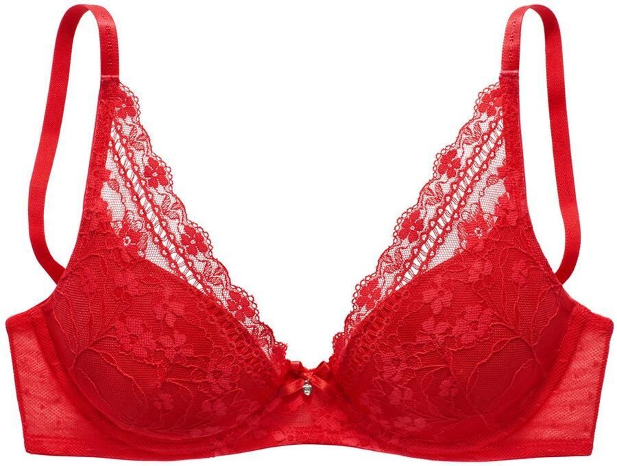 Nuance Push-up-bh met beugel van delicaat elastisch kant verleidelijk ondergoed - Foto 3