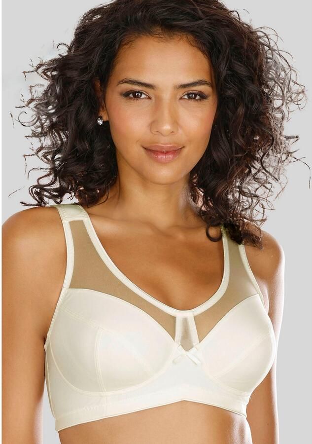 Nuance Steun-bh met modieuze net-inzetten en kantdetails (Set van 2) - Foto 4