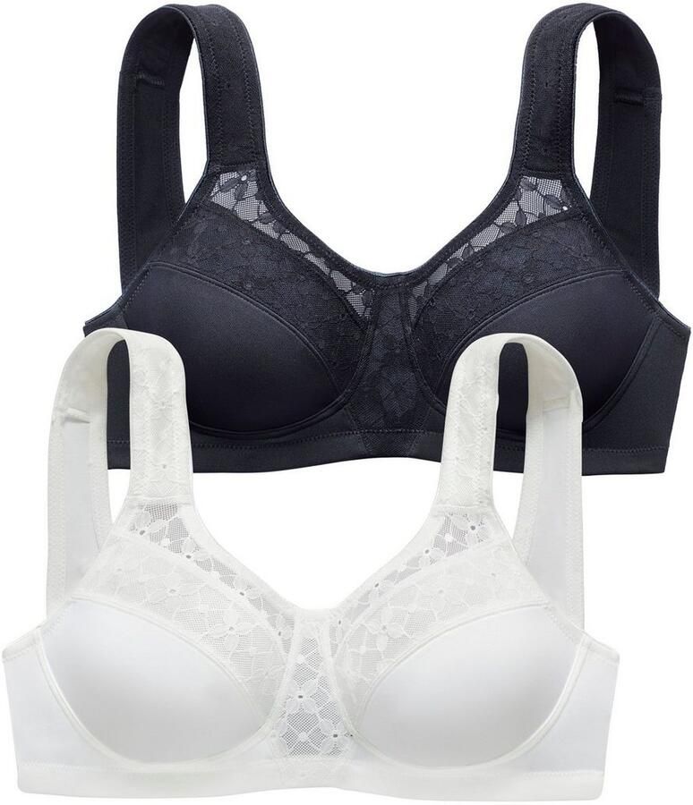 Nuance Steun-bh zonder beugel met brede bandjes (Set van 2) - Foto 7