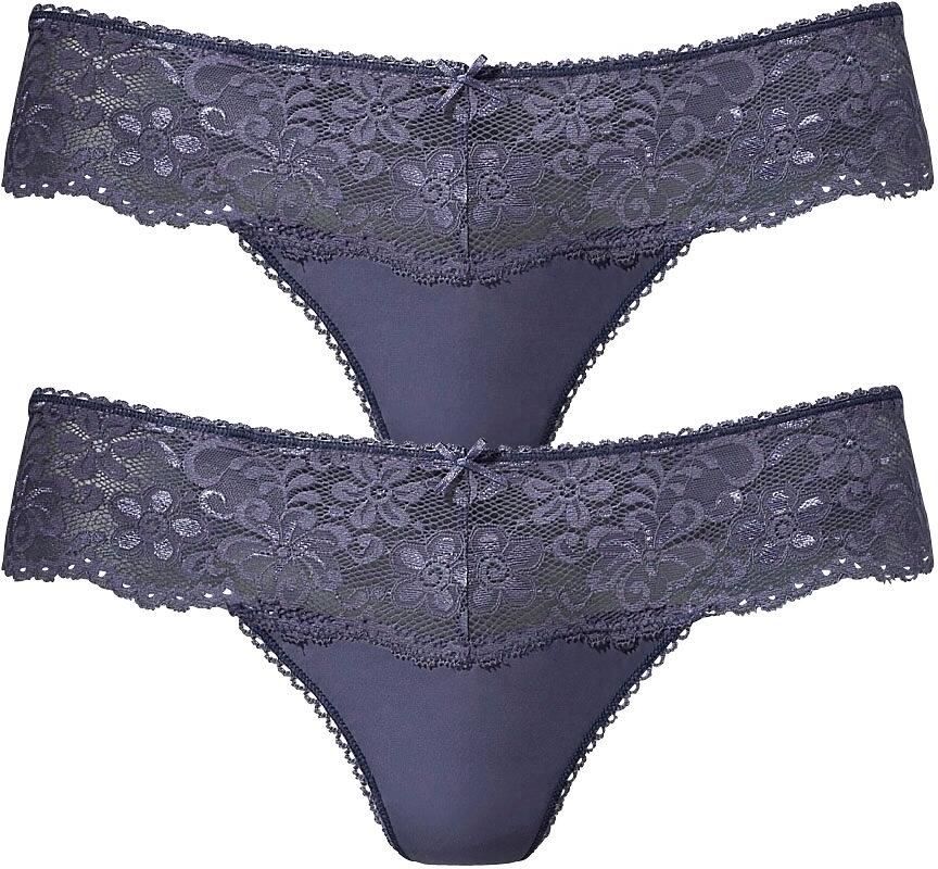 Nuance String Dessous met brede kantband (2 stuks) - Foto 2