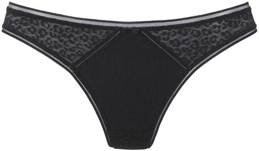 Nuance String van allover jacquardkant in trendy leoprint - Foto 3