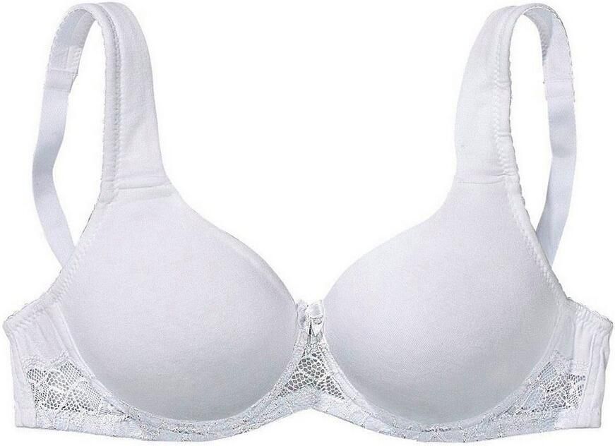 Nuance T-shirt-bh met beugel en bredere bandjes