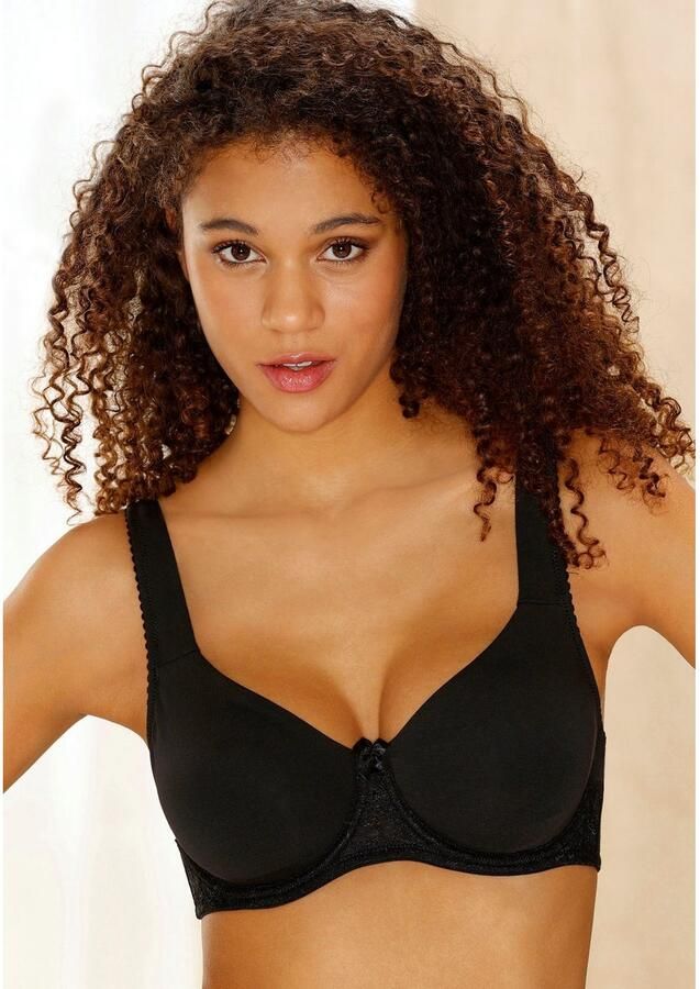 Nuance T-shirt-bh met beugel en bredere bandjes