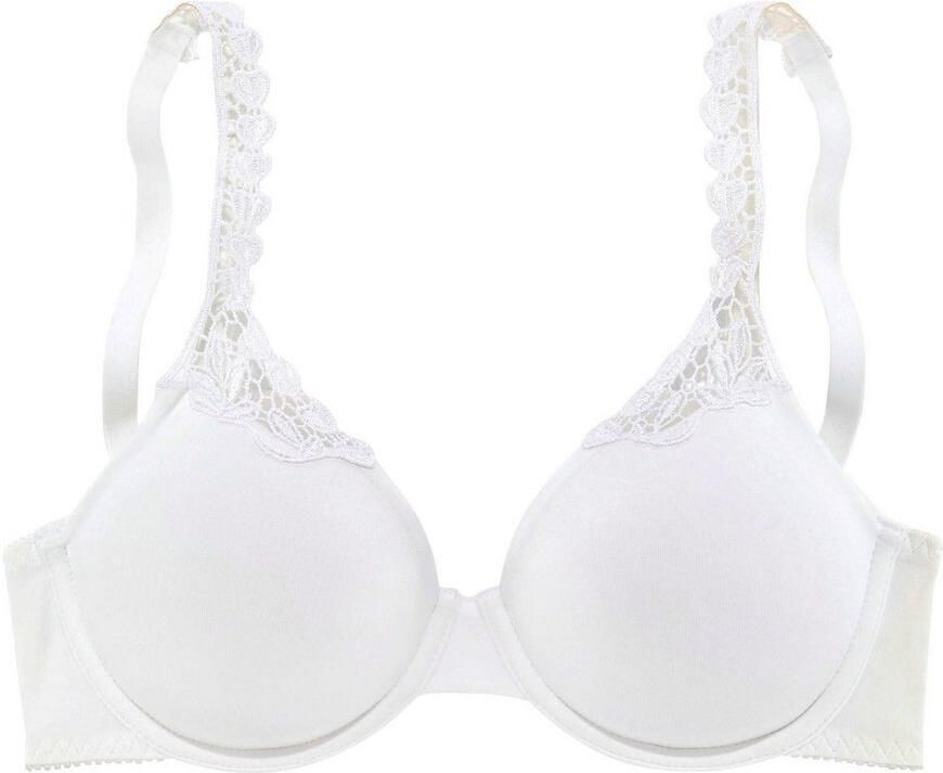 Nuance T-shirt-bh met beugel en met borduursel gegarneerde bandjes - Foto 3