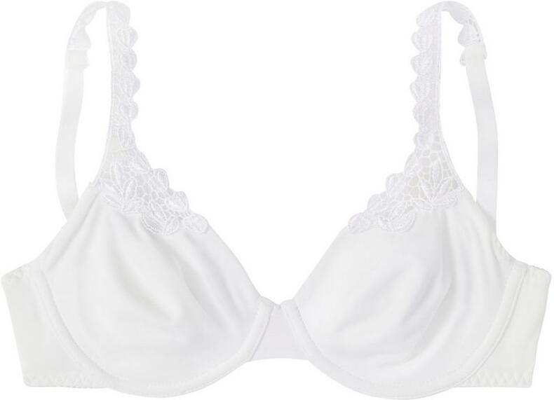 Nuance T-shirt-bh met beugel en met borduursel gegarneerde bandjes - Foto 2