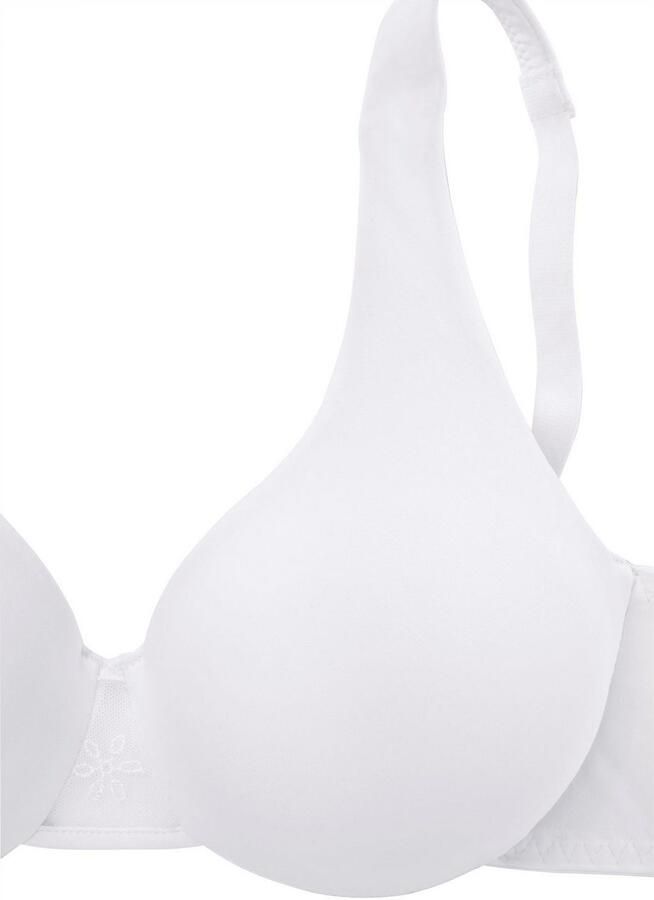 Nuance T-shirt-bh met beugel en naadloze dubbellaagse cups (Set van 2) - Foto 4