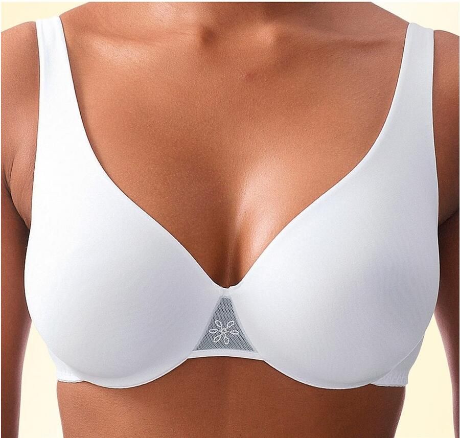 Nuance T-shirt-bh met beugel en naadloze dubbellaagse cups (Set van 2) - Foto 2