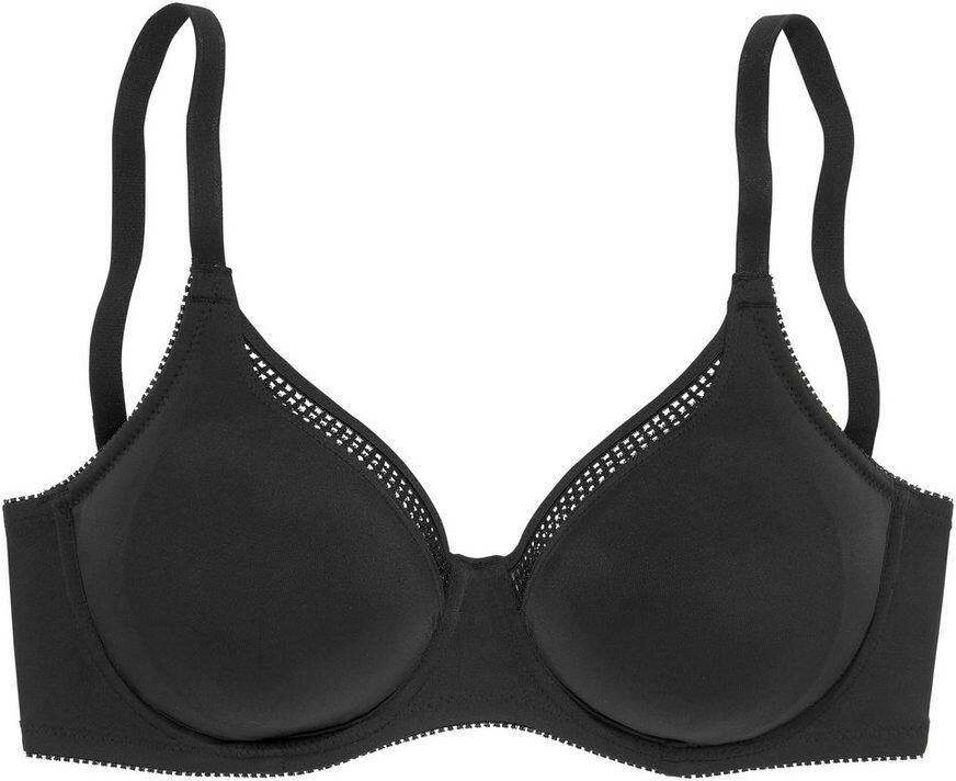 Nuance T-shirt-bh met beugels en naadloze microvezel cups