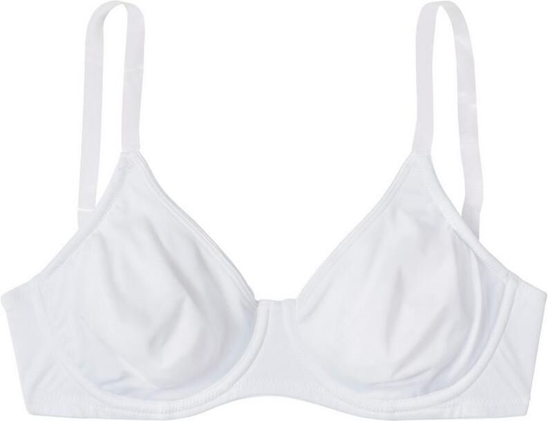 Nuance T-shirt-bh met beugels zonder cups en met transparante bandjes basic - Foto 6