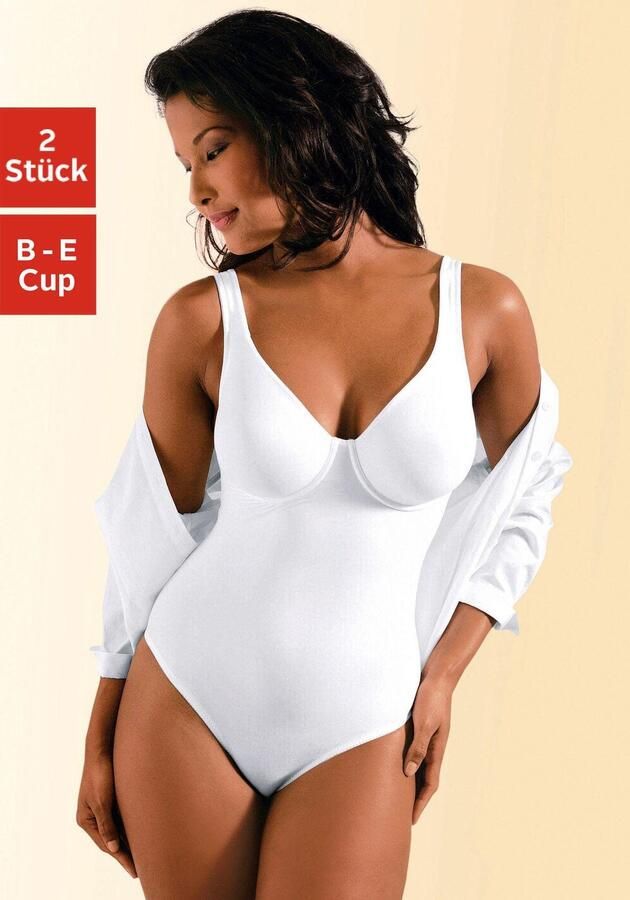 Nuance T-shirt-body met beugel met figuurvormend effect shapewear body shaping body (Set van 2) - Foto 5