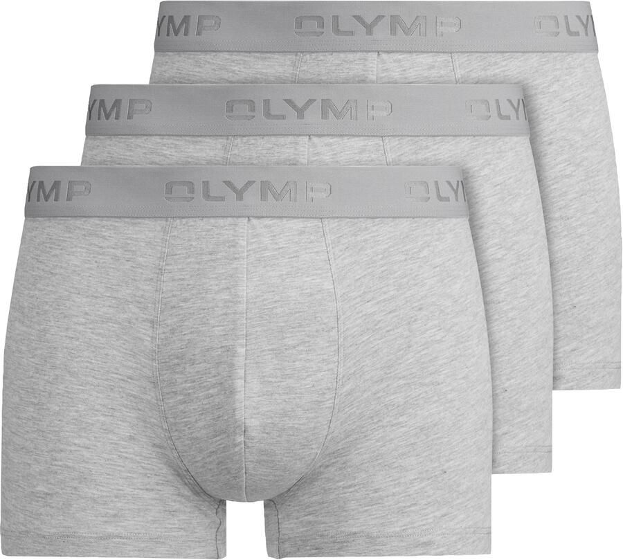 OLYMP Boxershort met logoprint bij de band (3 stuks) - Foto 4