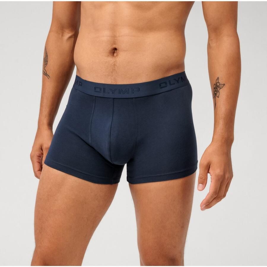 OLYMP Boxershort met ton-sur-ton merklogo (3 stuks)
