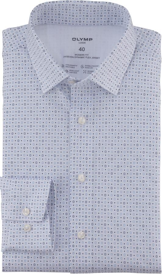 OLYMP Businessoverhemd 24 7 Luxor modern fit Jersey - Foto 4